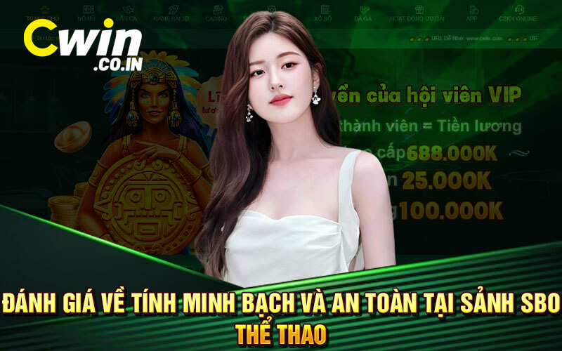 Đánh giá về tính minh bạch và an toàn tại sảnh SBO thể thao