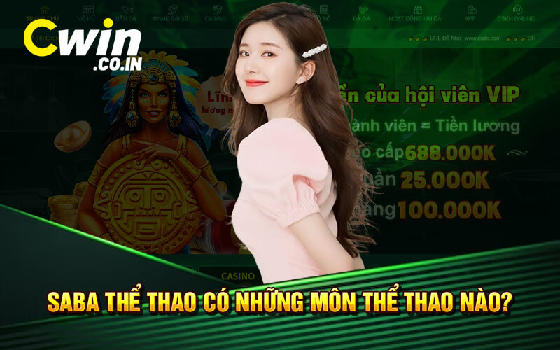 Saba thể thao có những môn thể thao nào?